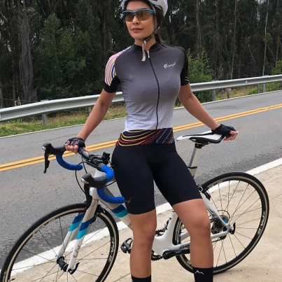 Jersey mujer ciclista rain